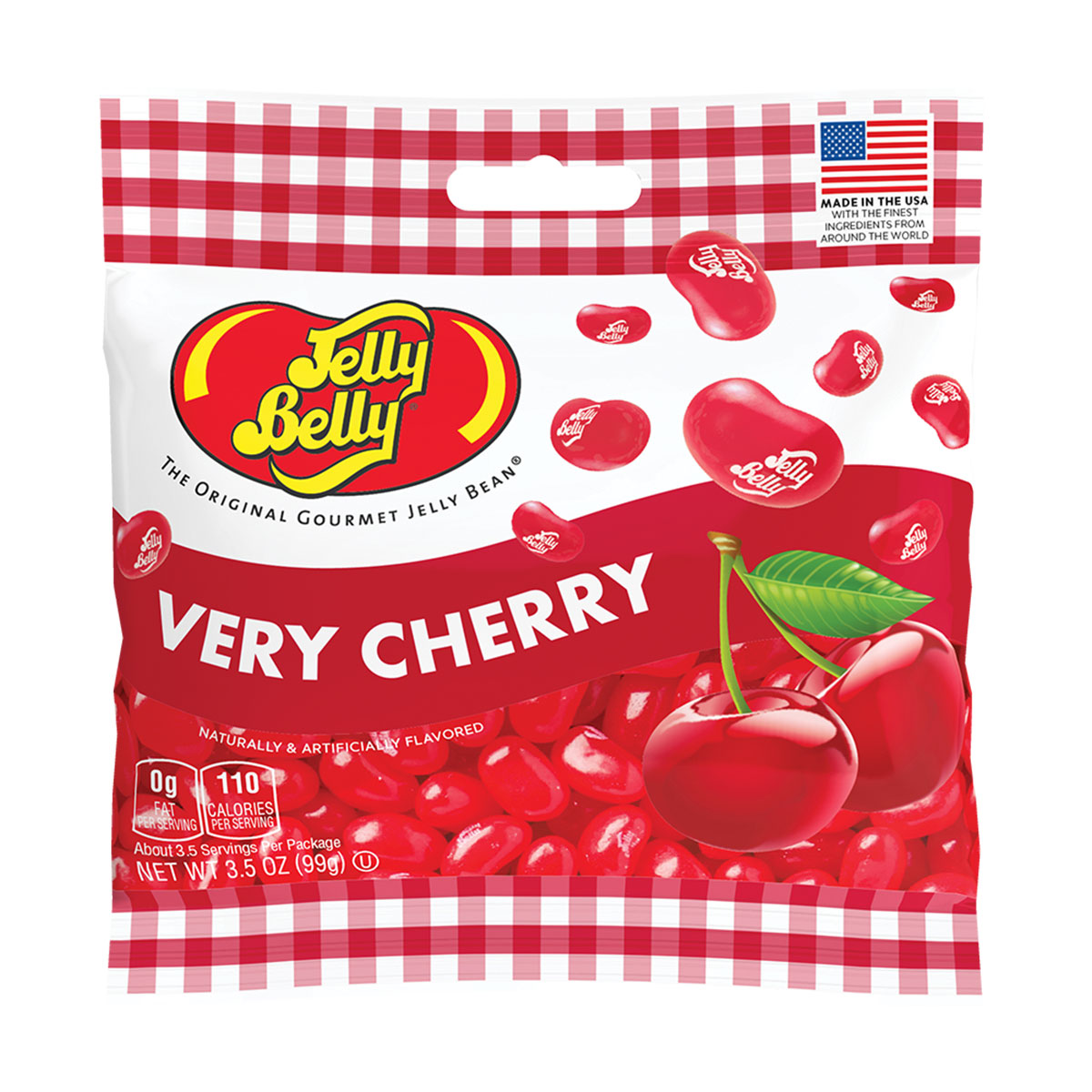 Very Cherry Jelly Beans 3.5 oz Grab &amp; Go Bag