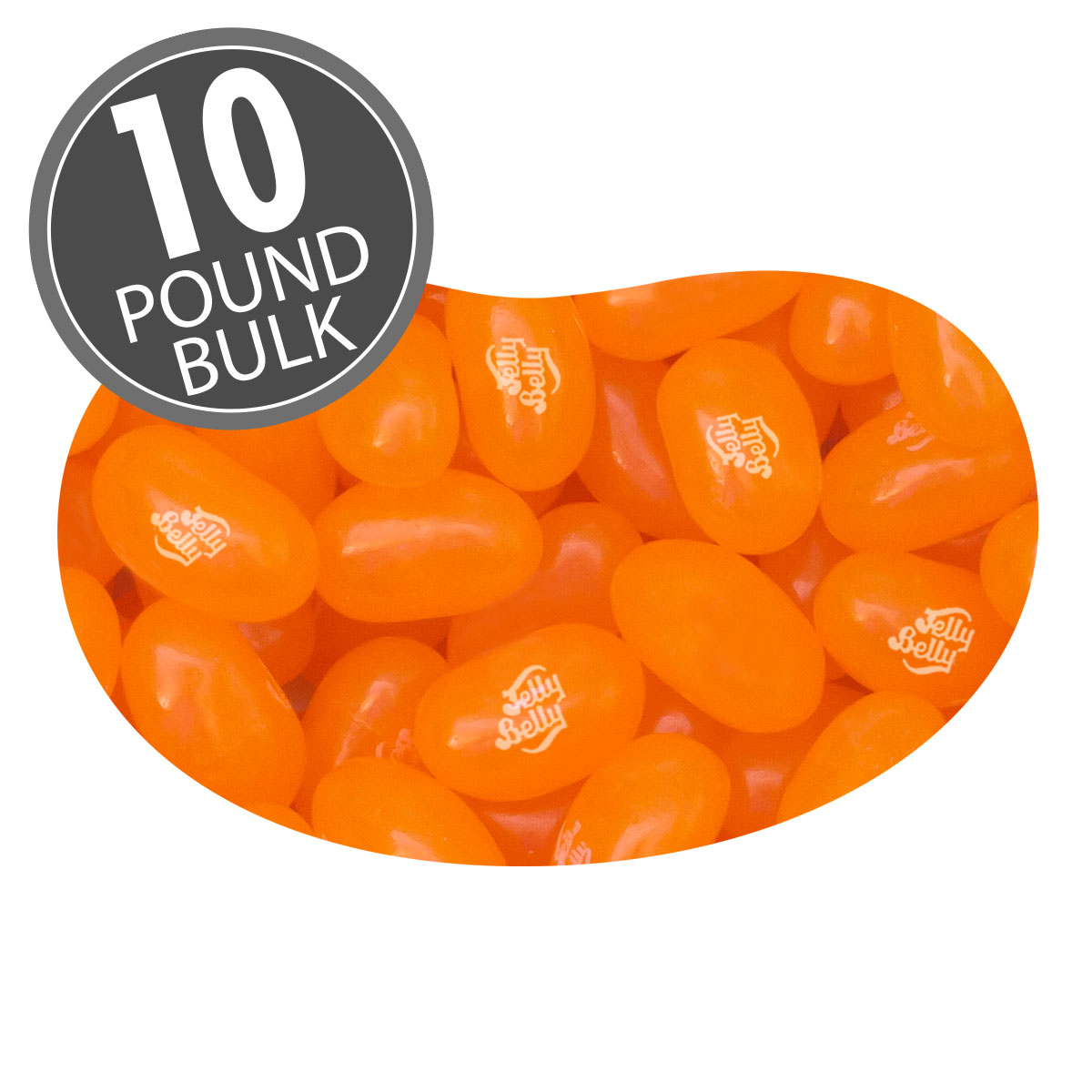 Sunkist Tangerine Jelly Beans - 10 lbs bulk