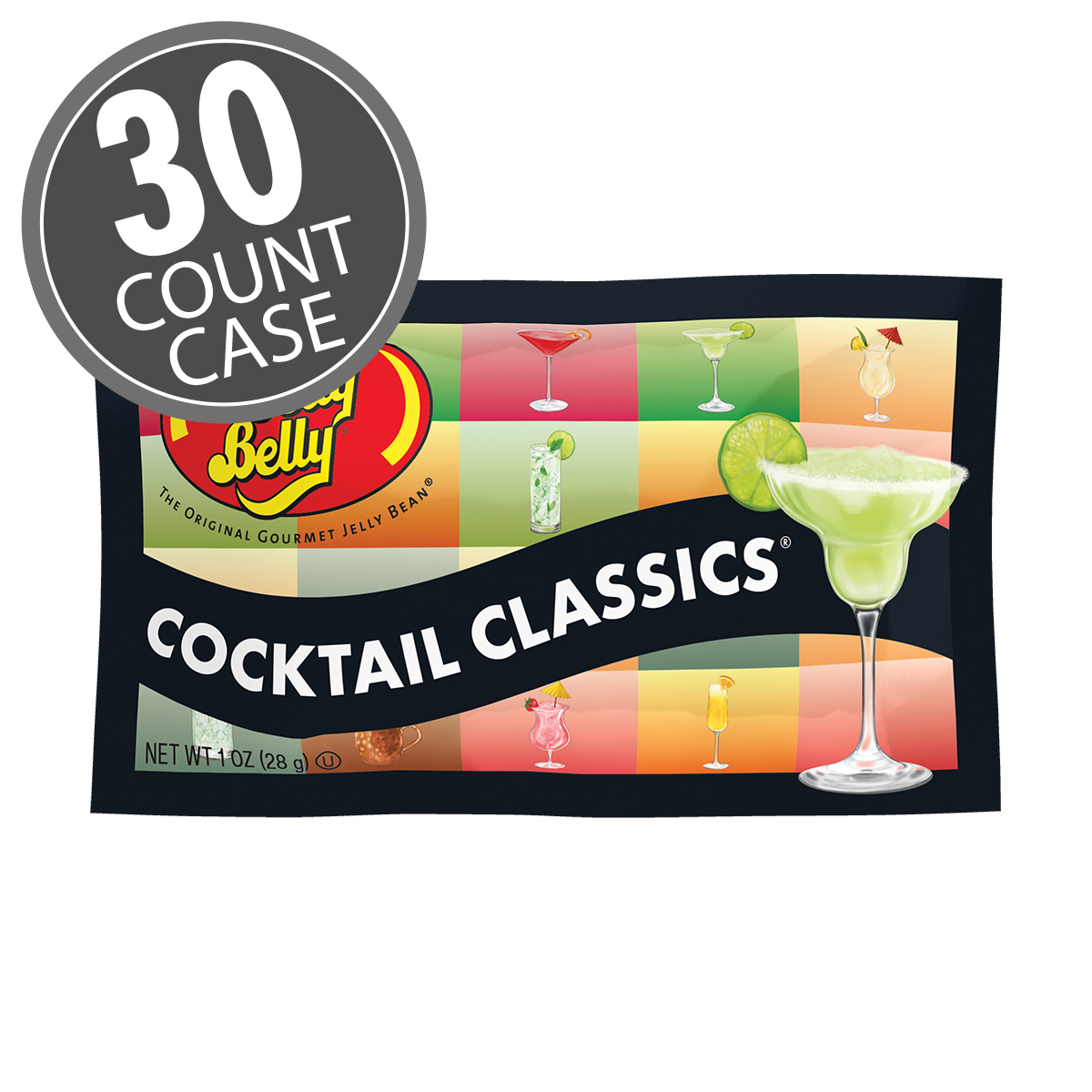 Cocktail Classics Jelly Beans 1 oz Bag - 30-Count Case