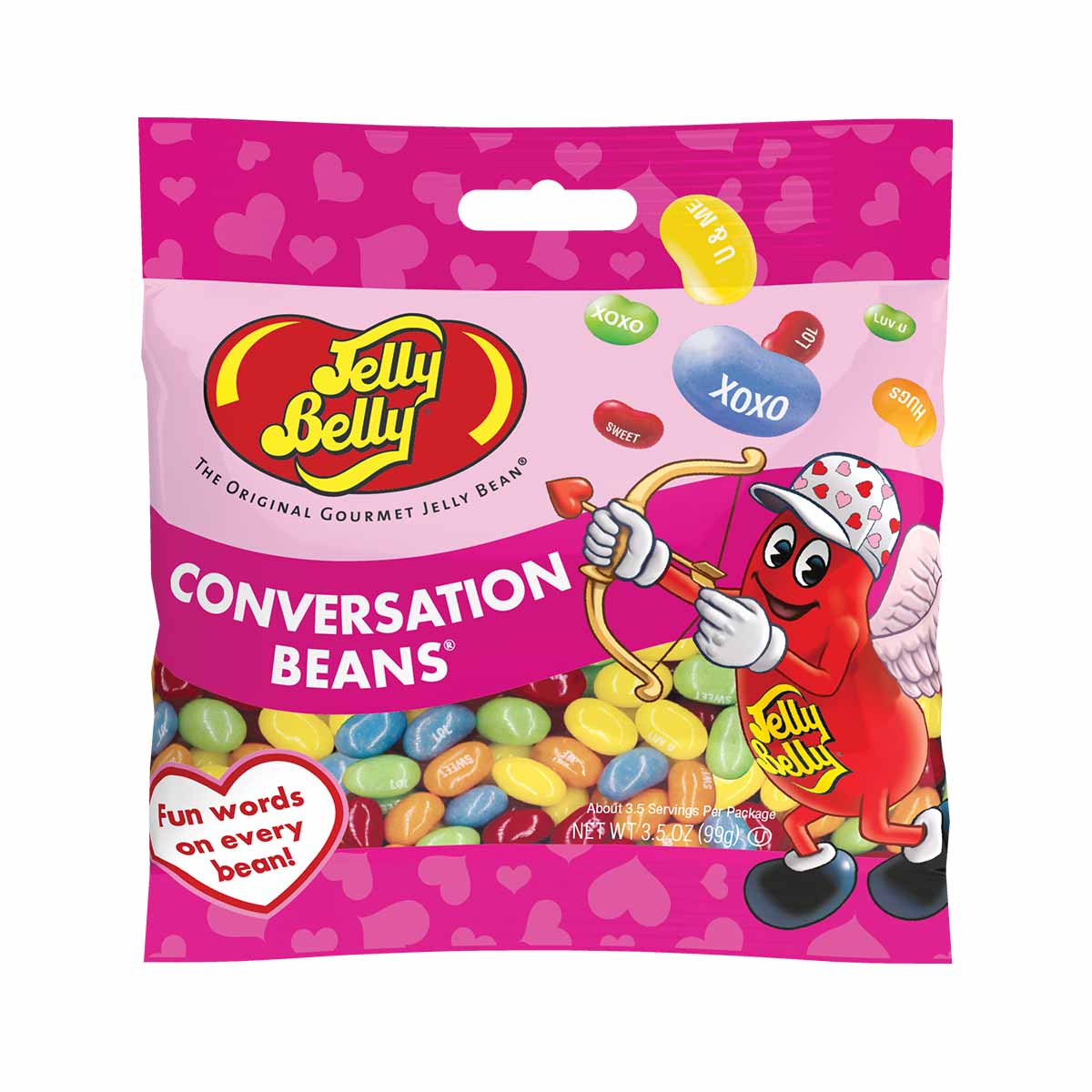 Jelly Belly Conversation Beans - 3.5 oz Grab &amp; Go Bag