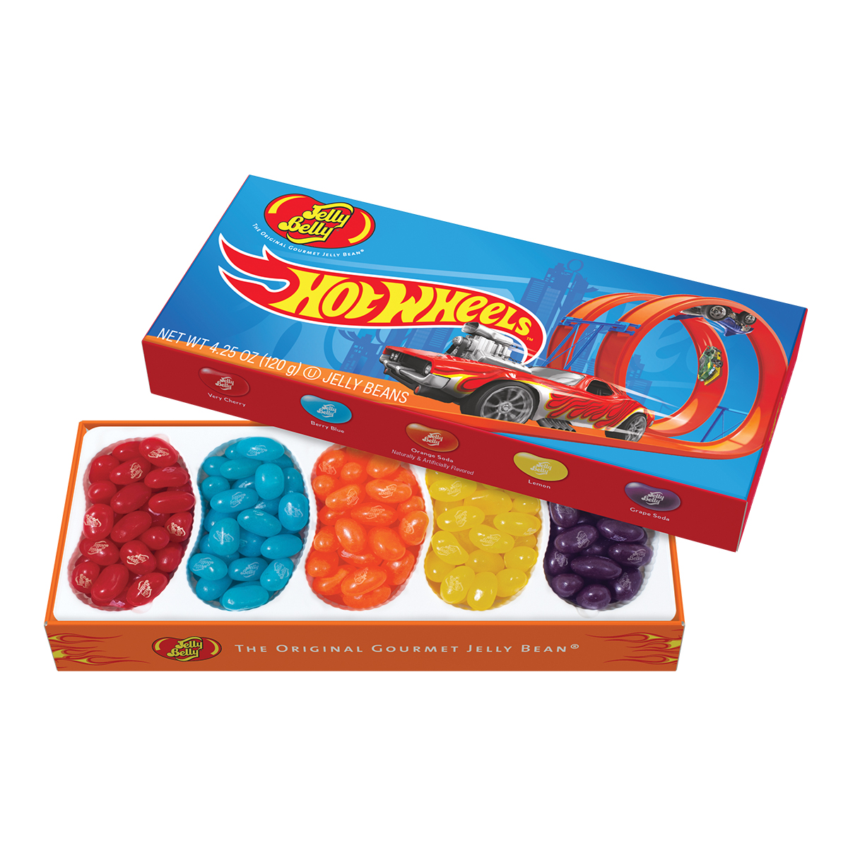 Hot Wheels Jelly Bean Mix 4.25 oz Gift Box