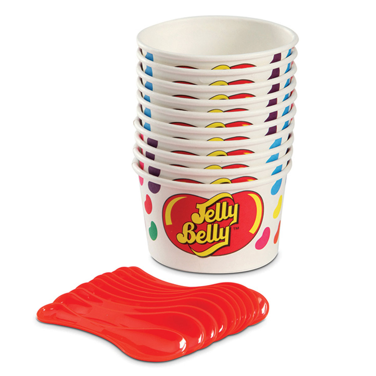 Jelly Belly Snow Cone Cups and Spoons