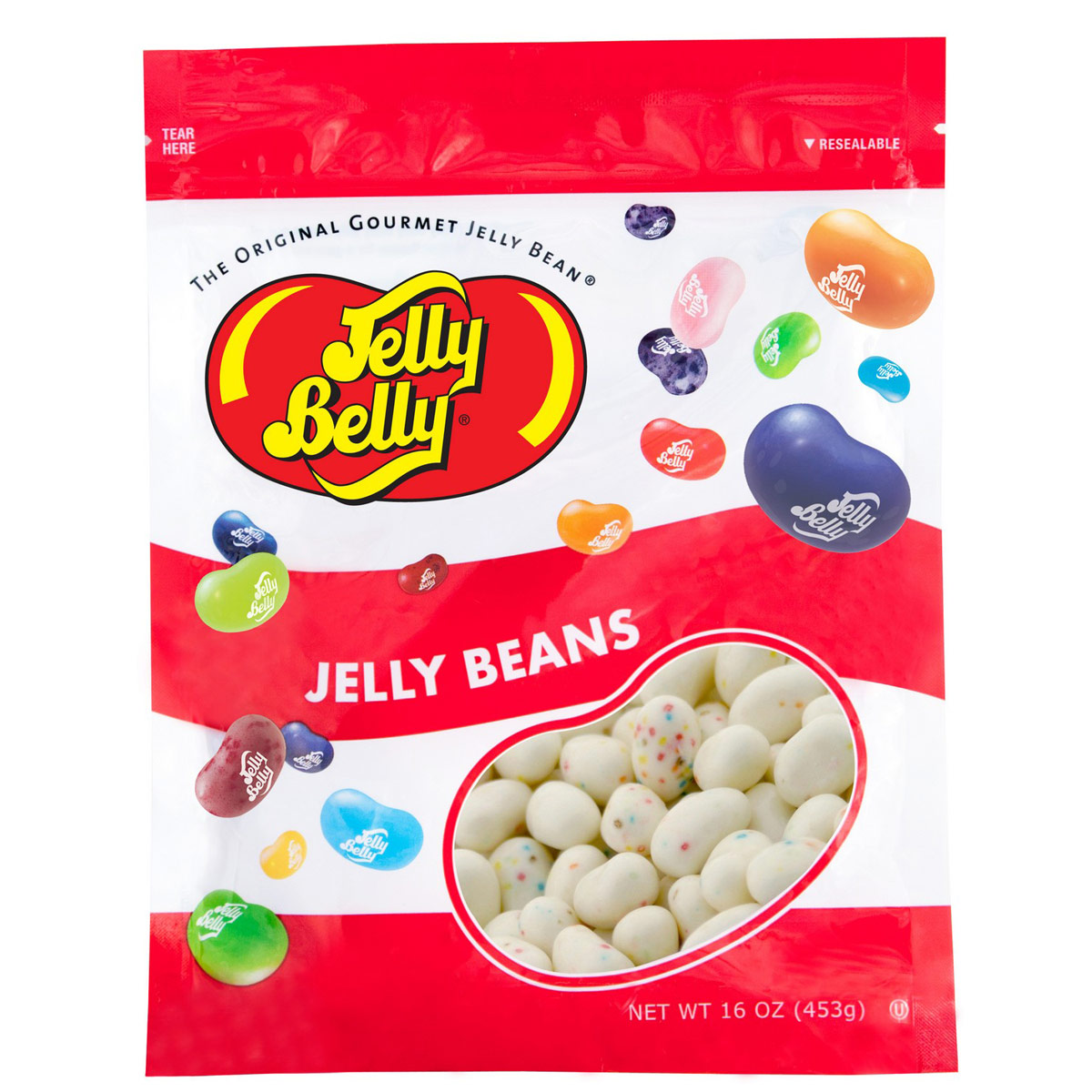 Birthday Cake Remix Jelly Beans - 16 oz Re-Sealable Bag