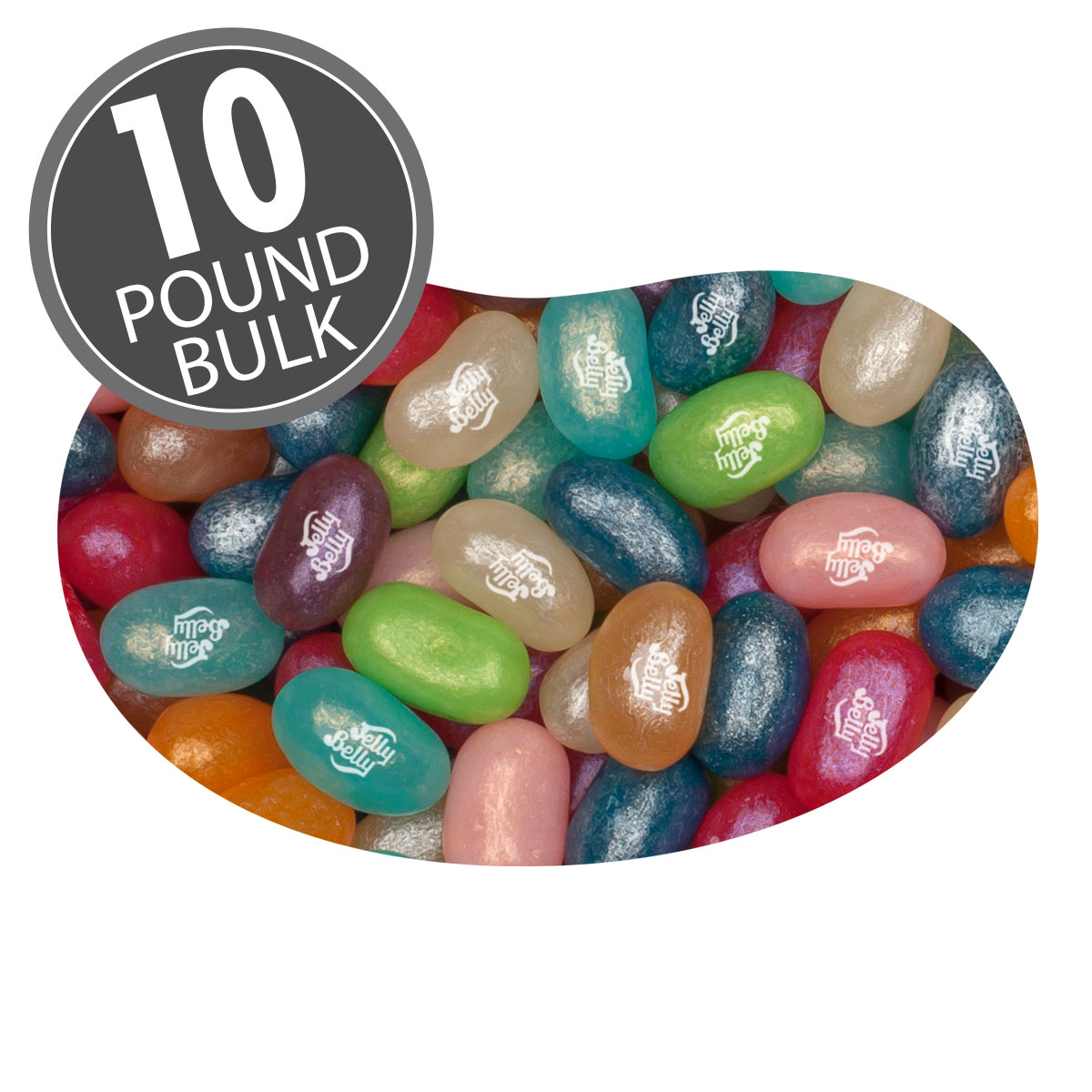 Jewel Collection Assorted Jelly Beans Mix - 10 lb Bulk Case