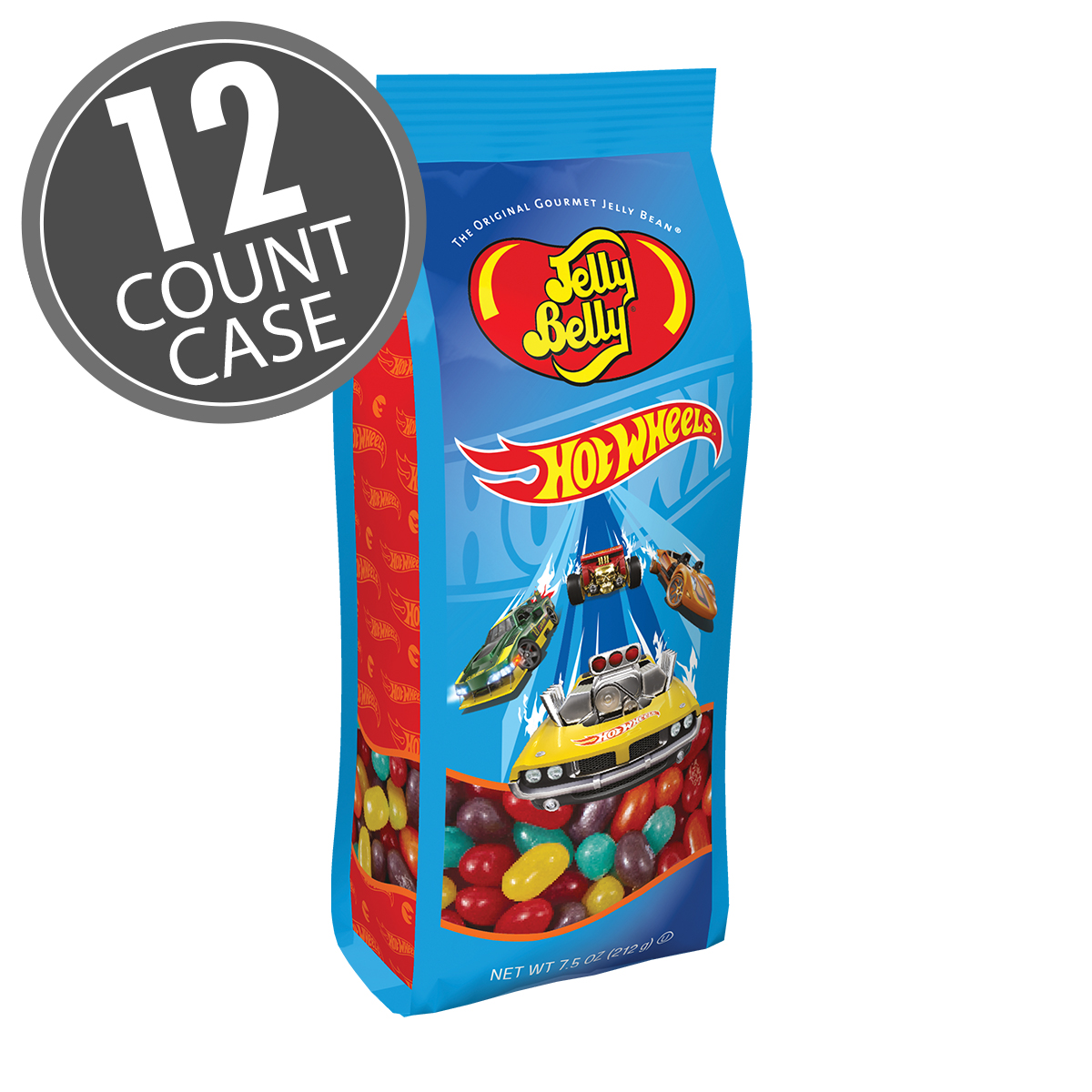 Hot Wheels Jelly Bean Mix 7.5 oz Gift Bag - 12-Count Case