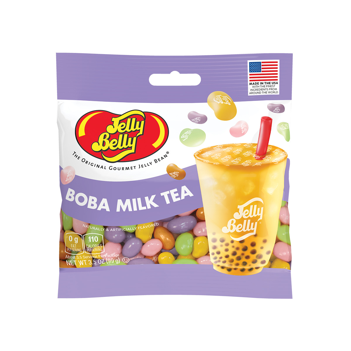 Boba Milk Tea Jelly Beans 3.5 oz. Grab &amp; Go Bag