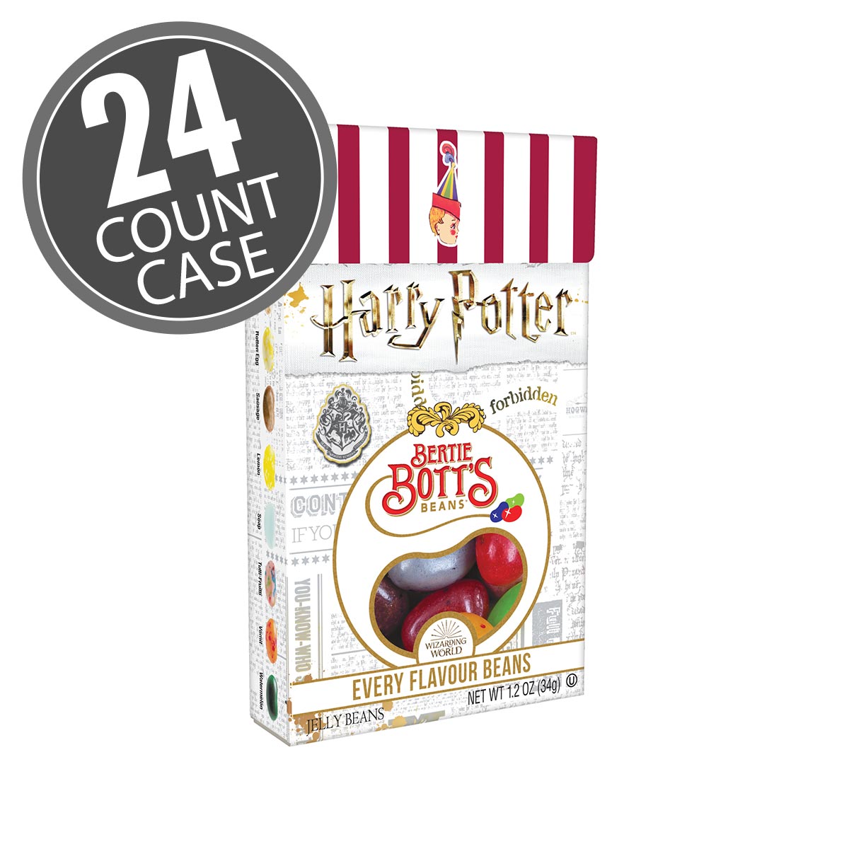 Harry Potter Bertie Bott's Every-Flavour Beans Box  1.2 oz - 24 Count Case