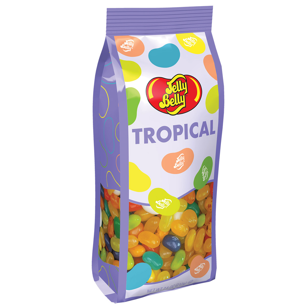 Tropical Mix Jelly Beans - 7.5 oz Gift Bag