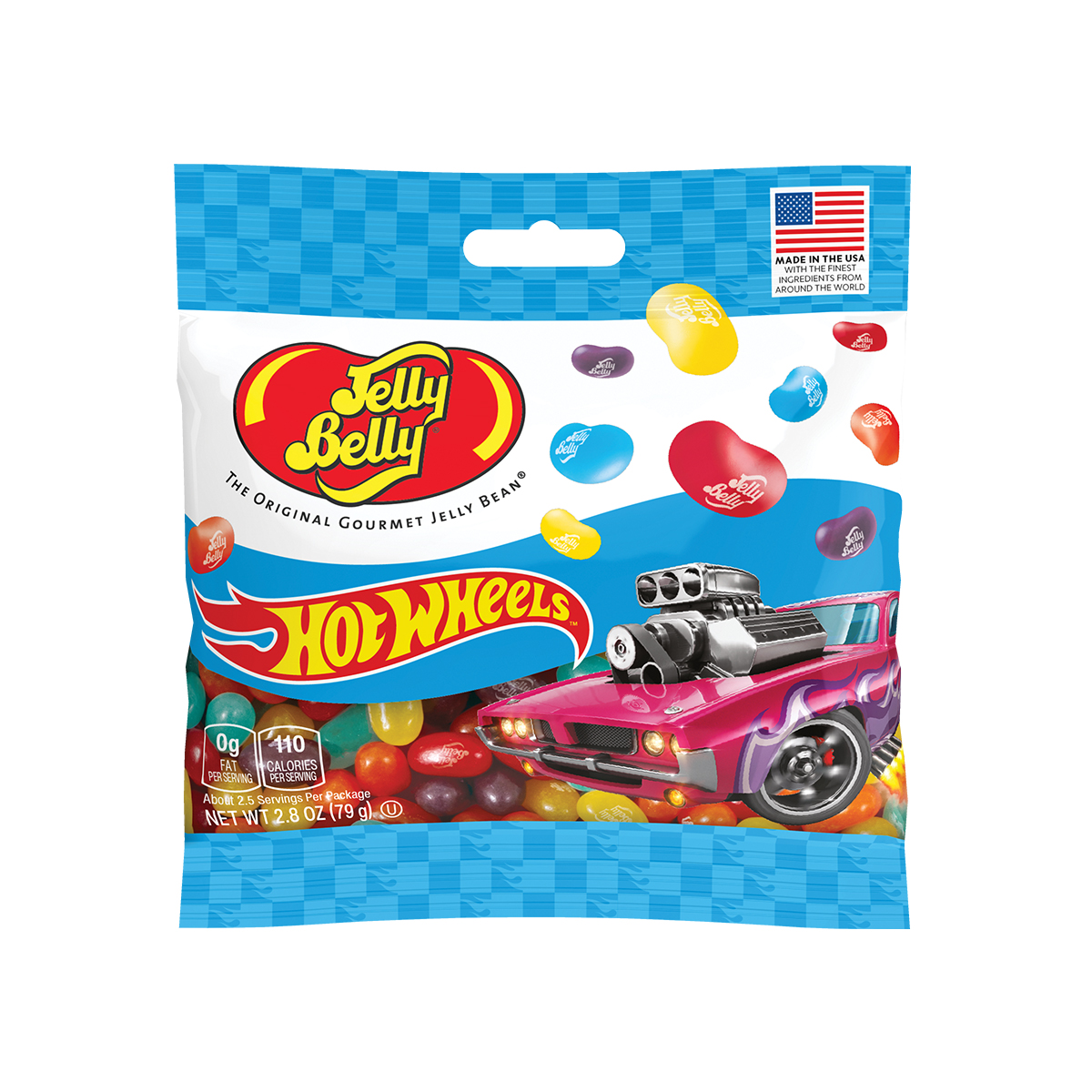 Hot Wheels Jelly Bean Mix 2.8 oz Grab &amp; Go Bag