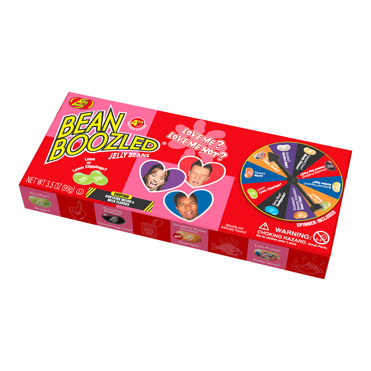 BeanBoozled Love Me or Not Jelly Beans 3.5 oz Spinner Gift Box (4th Edition)