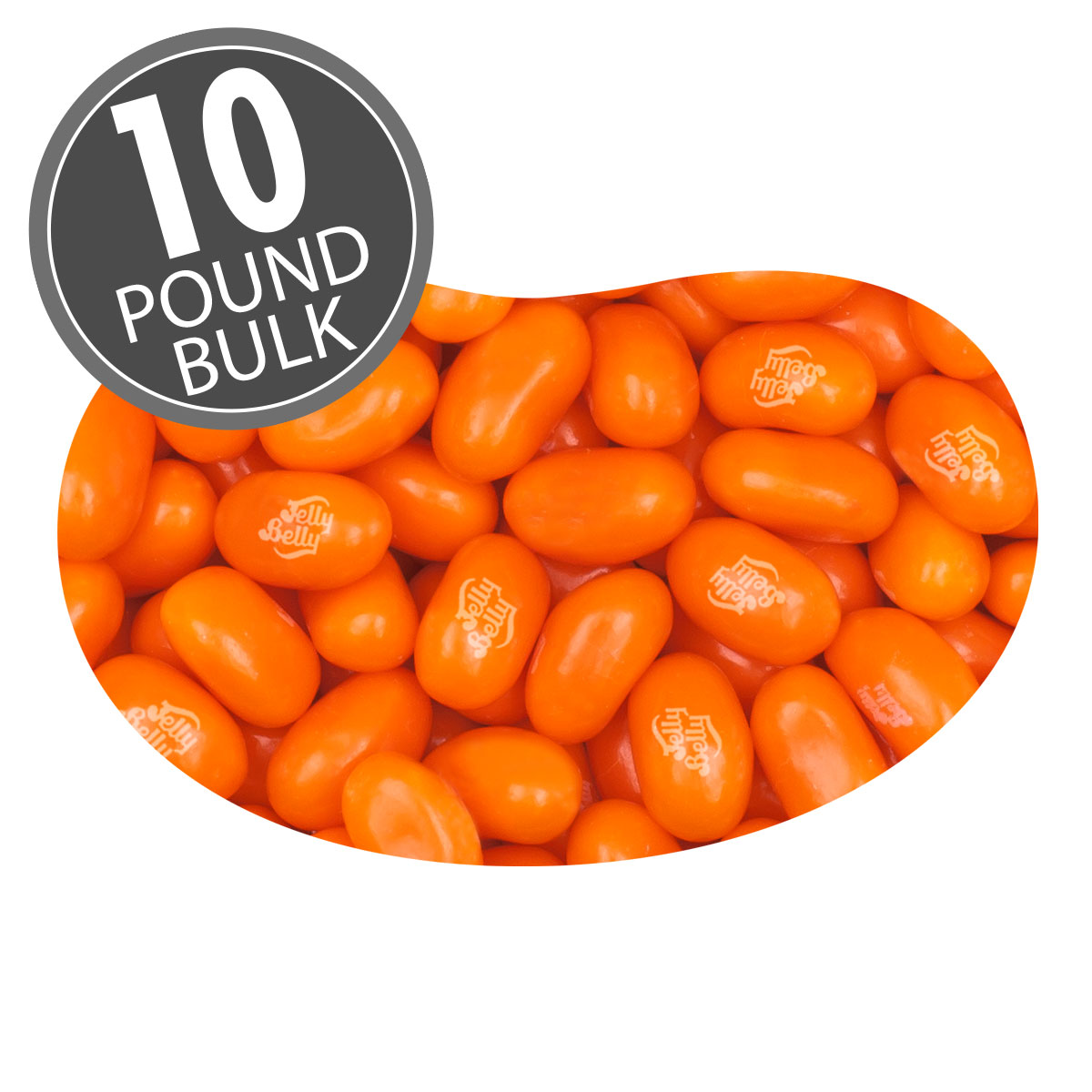 Orange Sherbet Jelly Beans - 10 lbs bulk