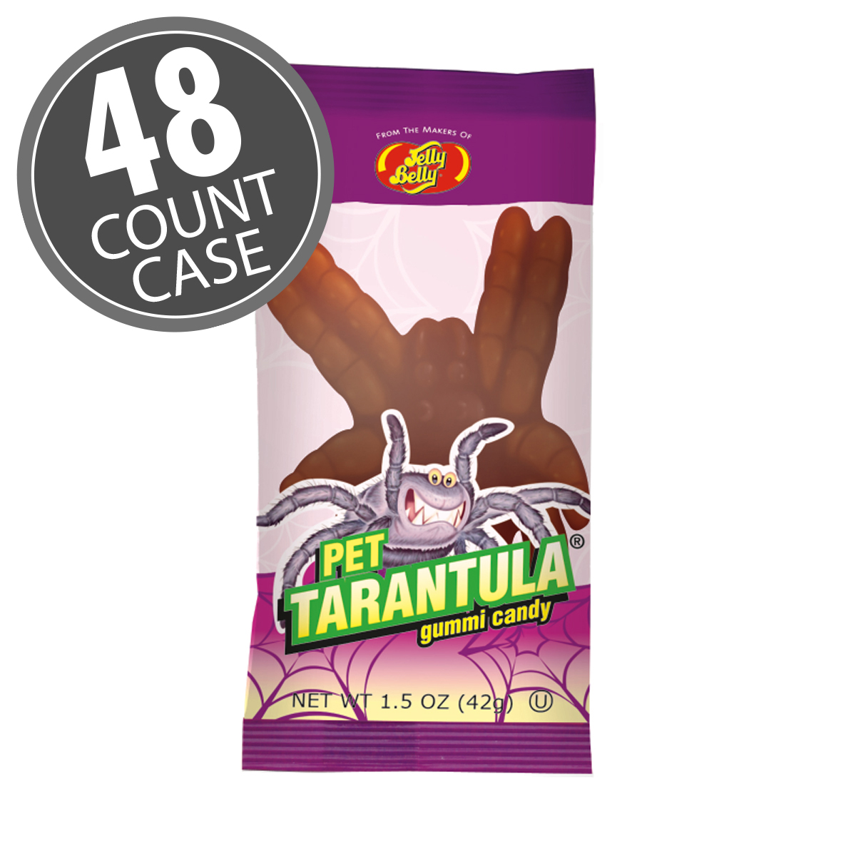 Gummi Pet Tarantulas - 1.5 oz - 48 Count Case