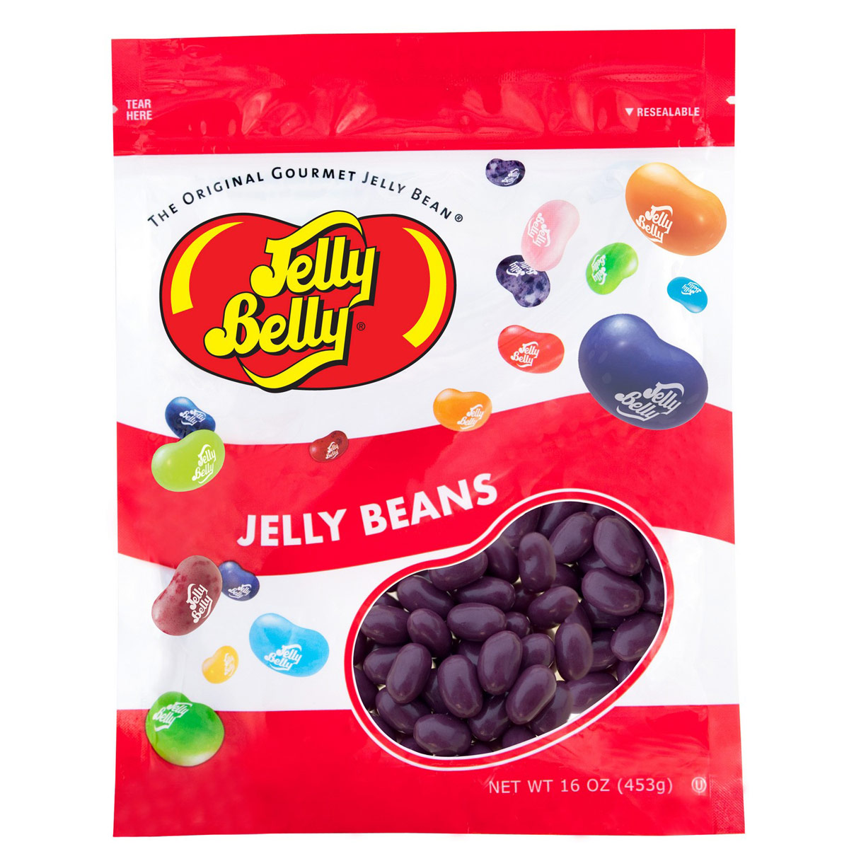 Grape Crush Jelly Beans - 16 oz Re-Sealable Bag