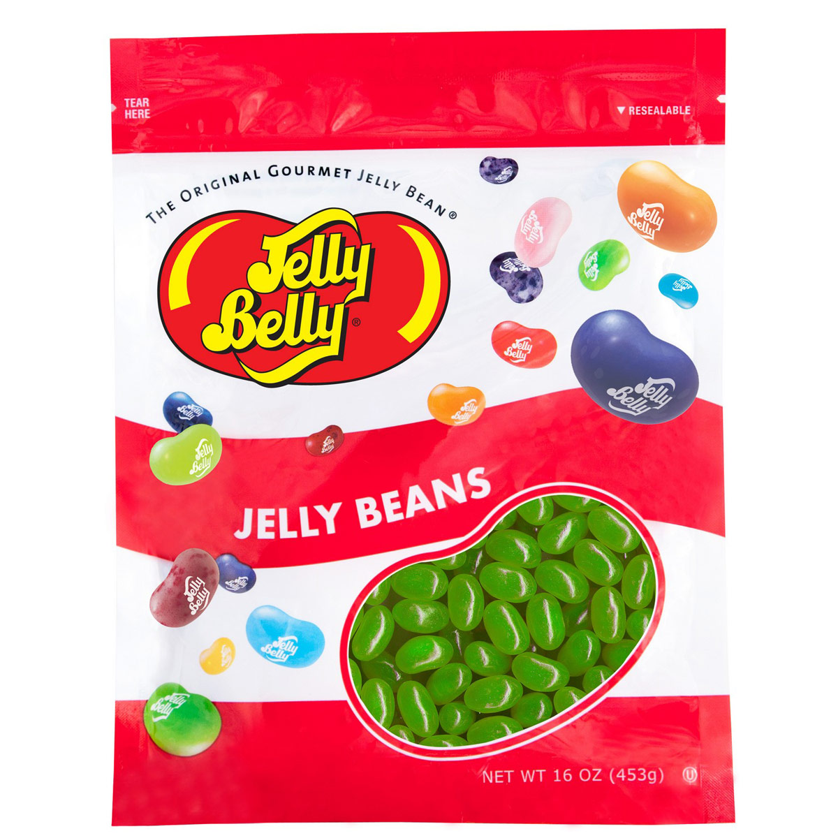 Sunkist Lime Jelly Beans - 16 oz Re-Sealable Bag