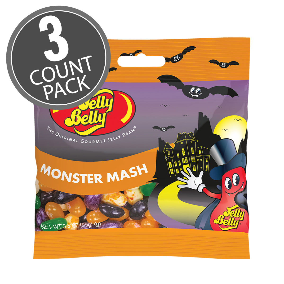 Monster Mash 3.5 oz Grab &amp; Go Bag - 3 Pack