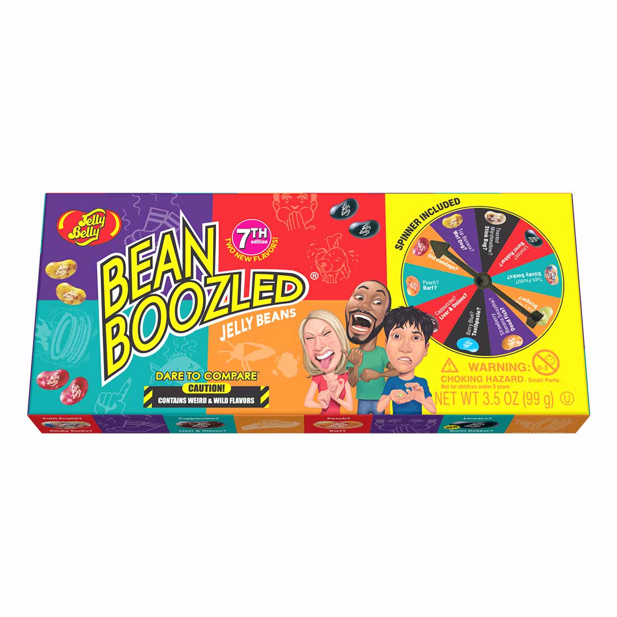 BeanBoozled Spinner Jelly Bean 3.5 oz Gift Box (7th Edition)