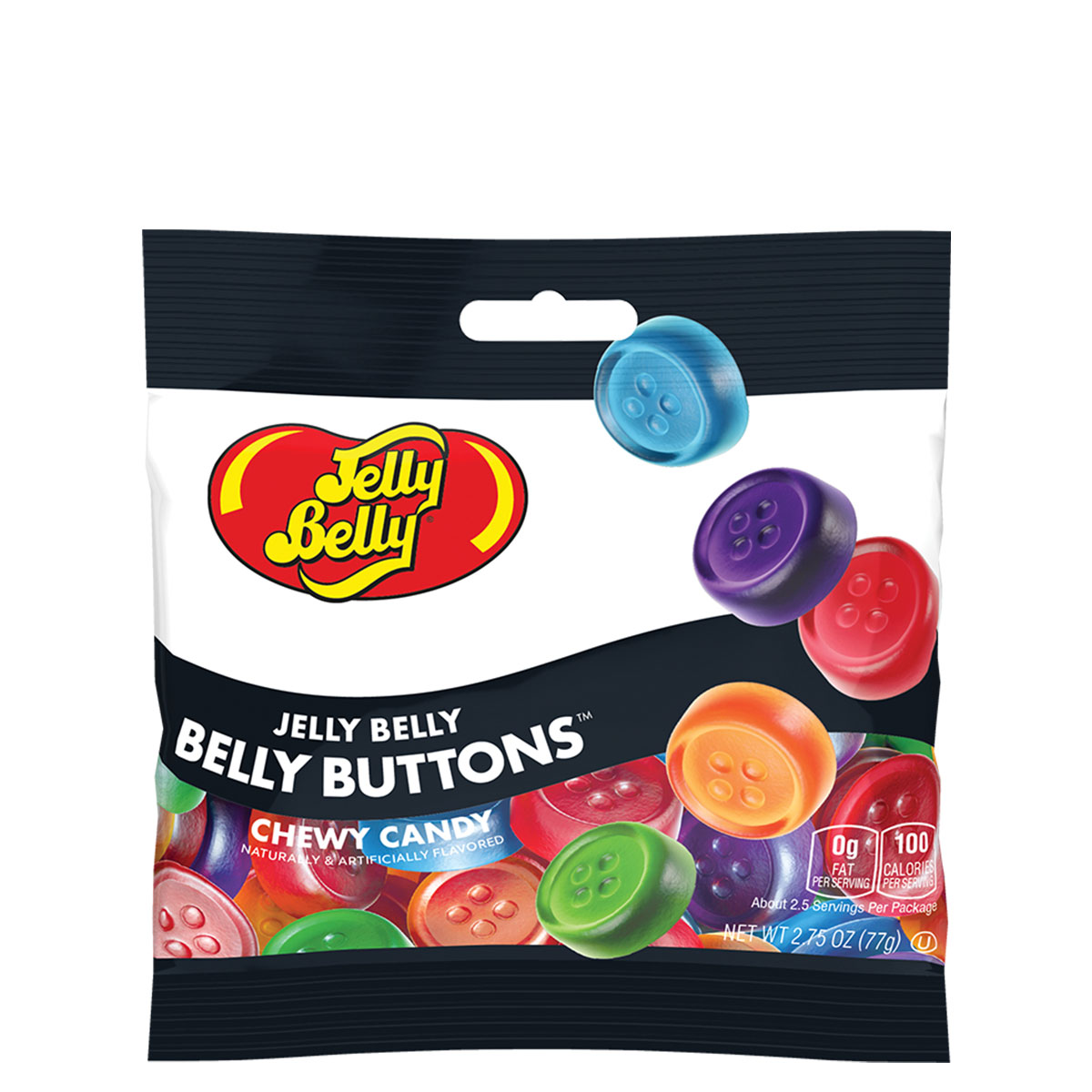 Jelly Belly Belly Buttons 2.75 oz Grab &amp; Go Bag