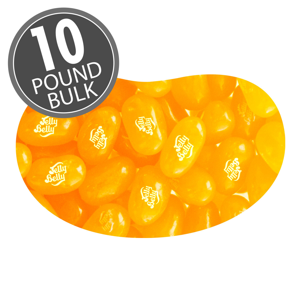 Sunkist Orange Jelly Beans - 10 lbs bulk