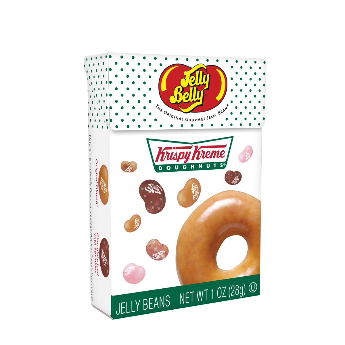 Krispy Kreme Doughnuts Jelly Beans Mix 1 oz Flip Top Box