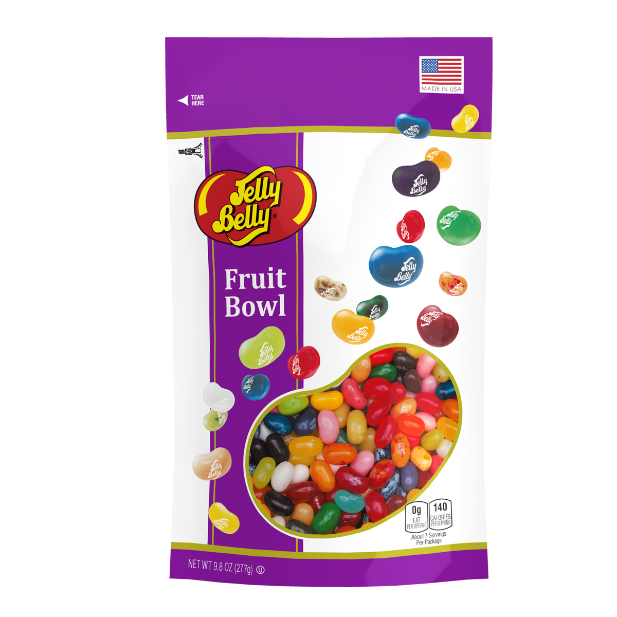 Fruit Bowl Mix Jelly Beans 9.8 oz Pouch Bag