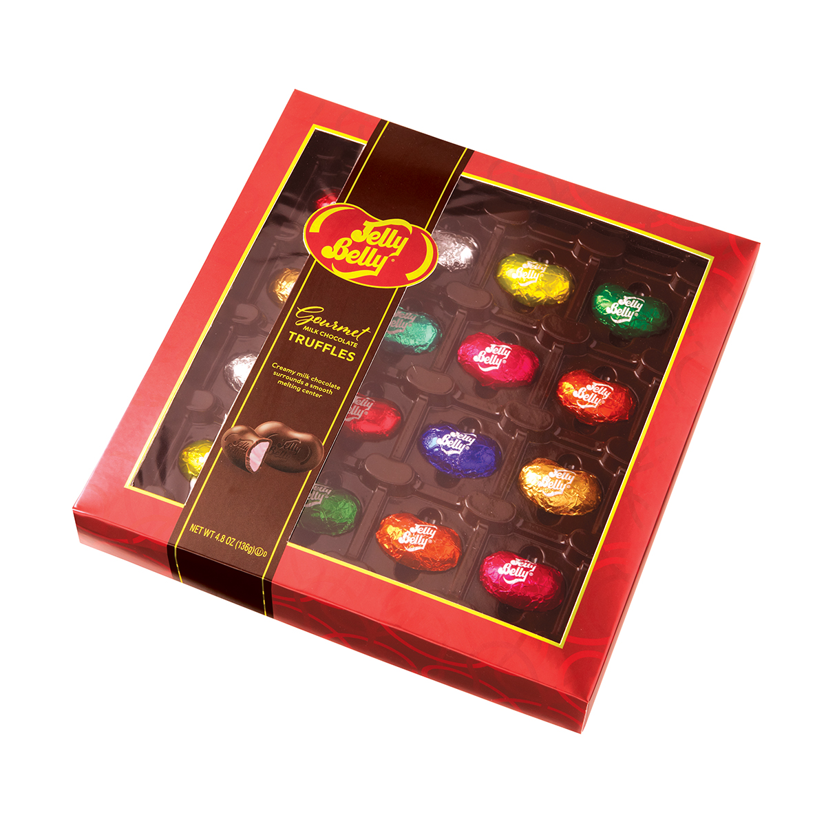 Jelly Belly Assorted Chocolate Truffles 4.8 oz Gift Box