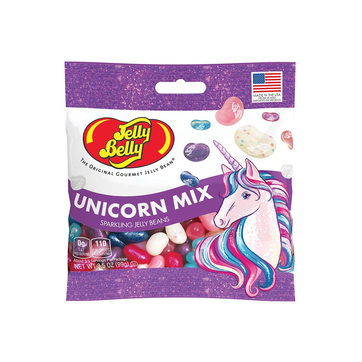 Unicorn Mix Jelly Beans 3.5 oz Grab &amp; Go Bag