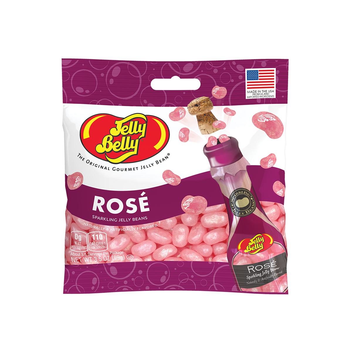 Jelly Belly Ros Beans 3.5 oz Grab &amp; Go Bag