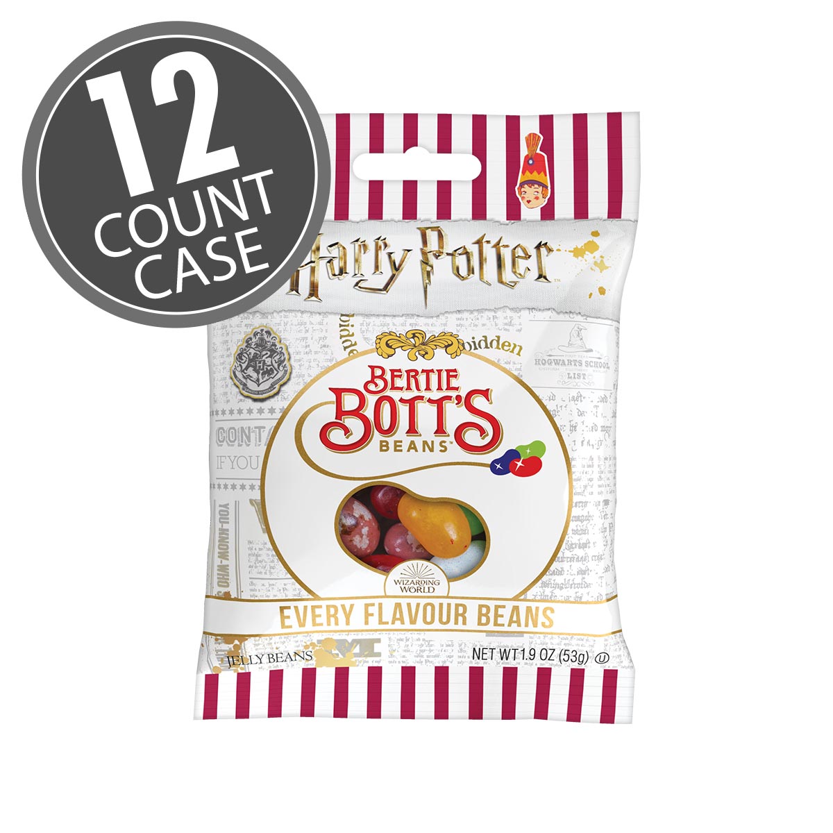 Harry Potter Bertie Bott's Every-Flavour Beans - 1.9 oz - 12 Count Case