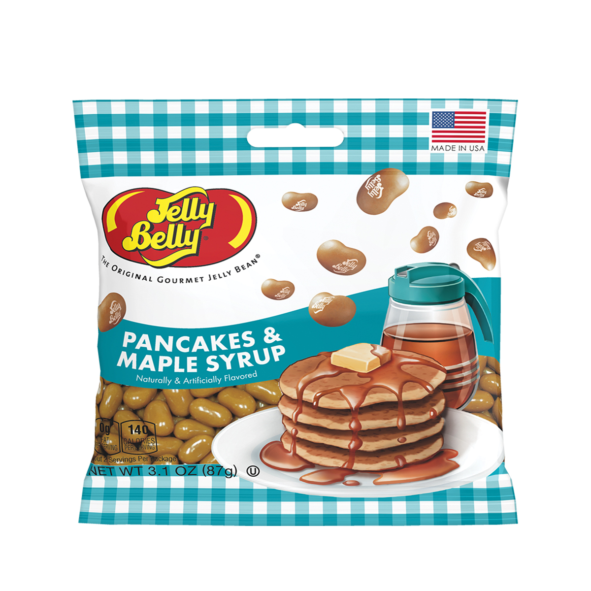 Pancakes &amp; Maple Syrup Jelly Beans 3.1 oz Grab &amp; Go Bag