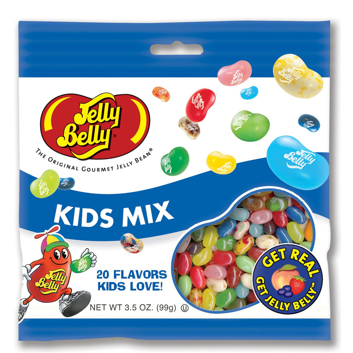 Kids Mix Jelly Beans 3.5 oz Grab &amp; Go Bag