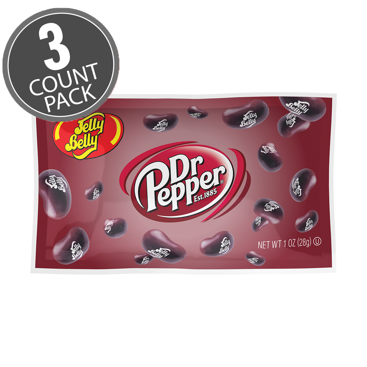 Dr Pepper Jelly Beans 1 oz Bag - 3-Count Pack