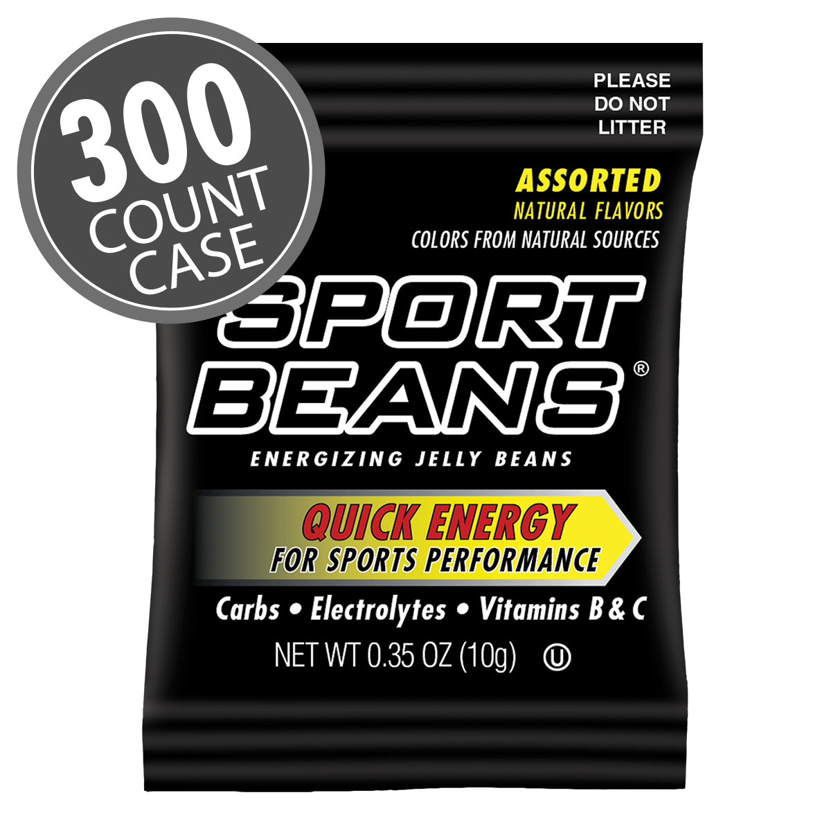 Sport Beans: 0.35 oz Assorted Sample Bags 300-Pack