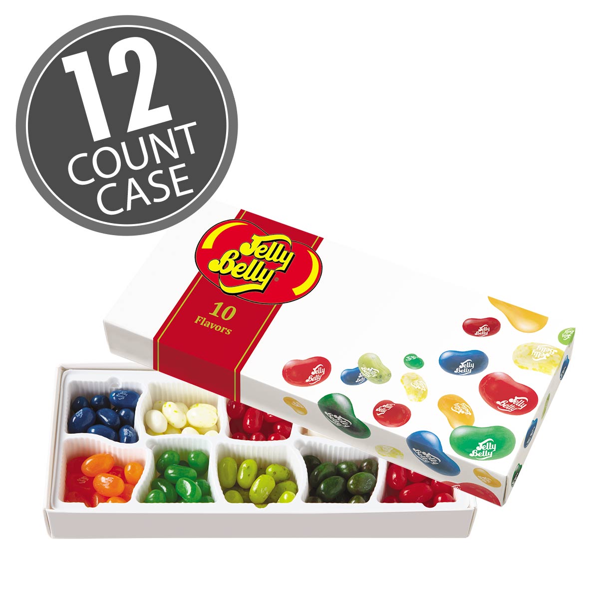 10-Flavor Jelly Bean Beananza Gift Box - 12-Count Case