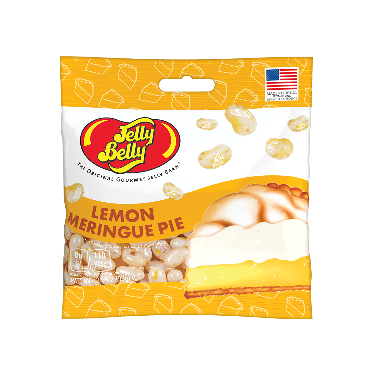 Lemon Meringue Jelly Beans 3.5 oz Grab &amp; Go Bag