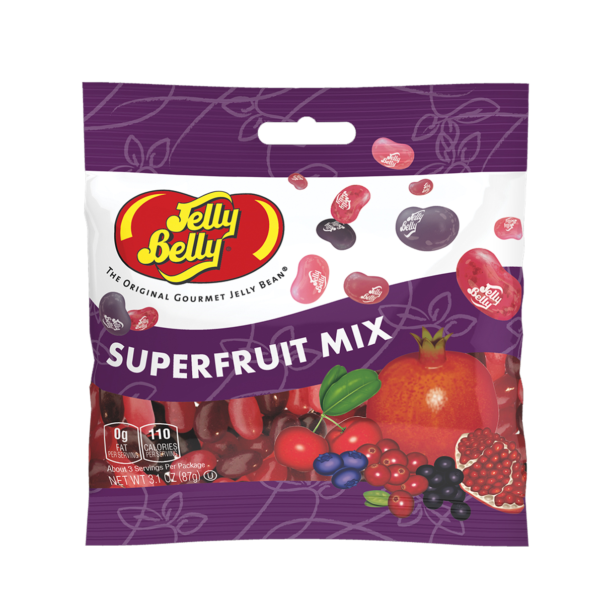 Superfruit Mix Jelly Beans 3.1 oz Grab &amp; Go Bag