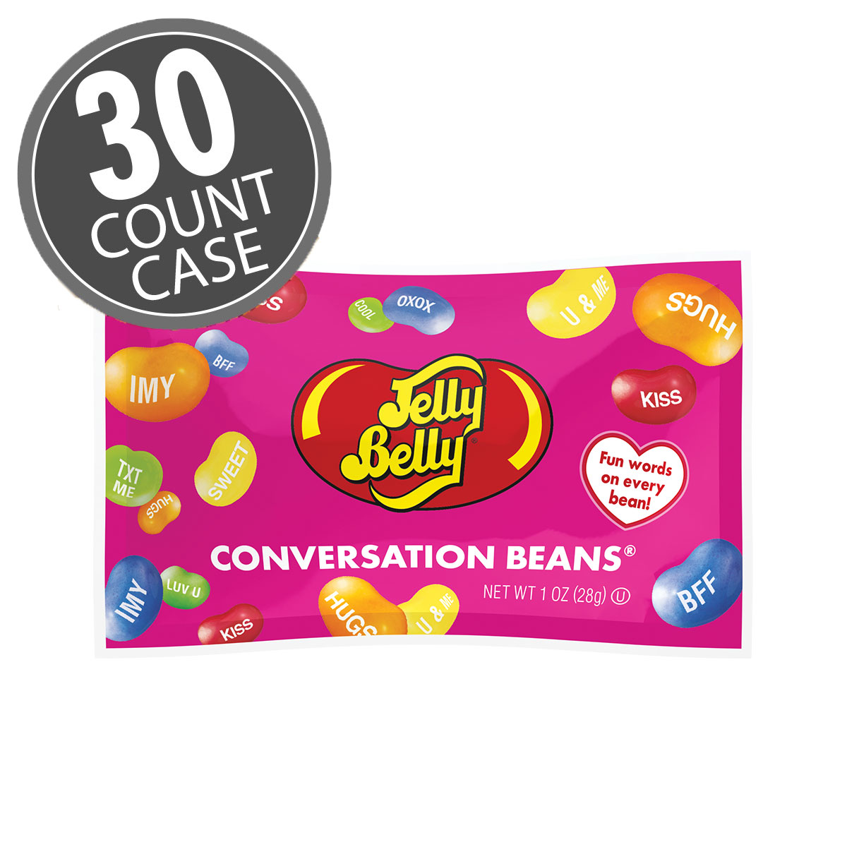 Jelly Belly Conversation Beans 1 oz Bag - 30-Count Case