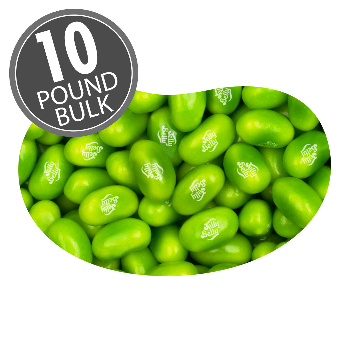 Kiwi Jelly Beans - 10 lbs bulk