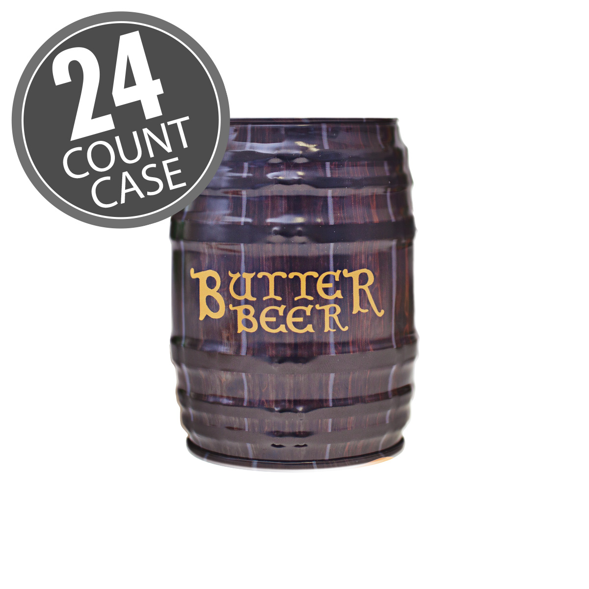 Harry Potter Butterbeer Chewy Candy Barrel Tin - 1.5 oz - 24-Count Case