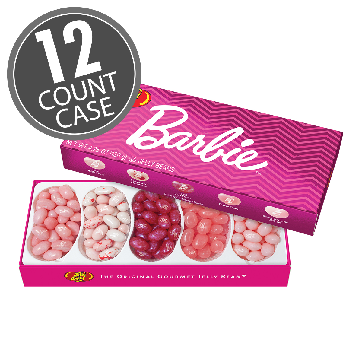 Barbie Jelly Bean Mix 4.25 oz Gift Box - 12-Count Case