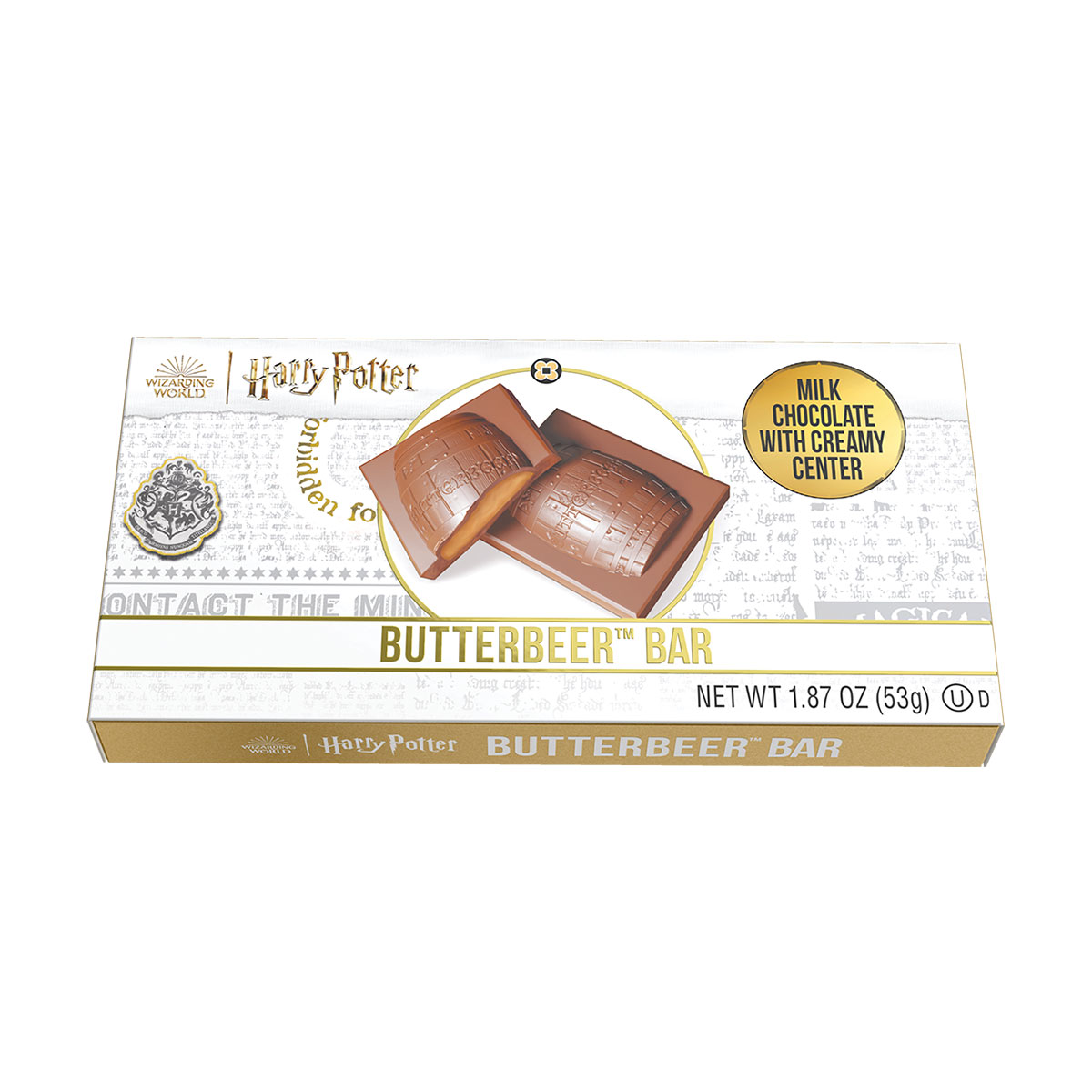 Harry Potter Butterbeer Milk Chocolate Bar with Creamy Center - 1.87 oz