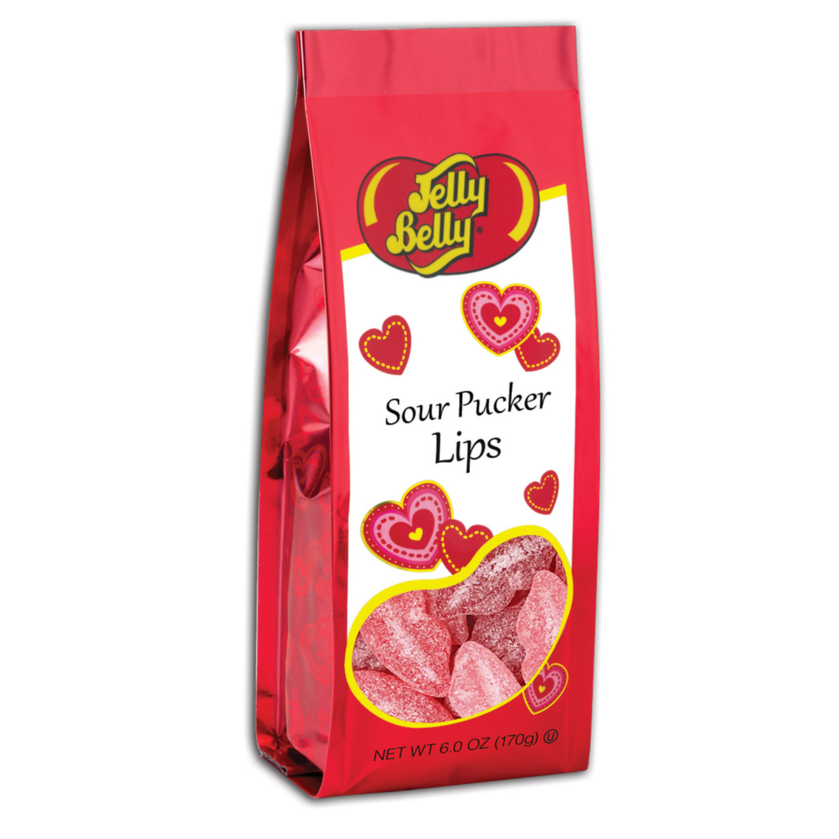 Sour Pucker Lips - 6 oz Gift Bag