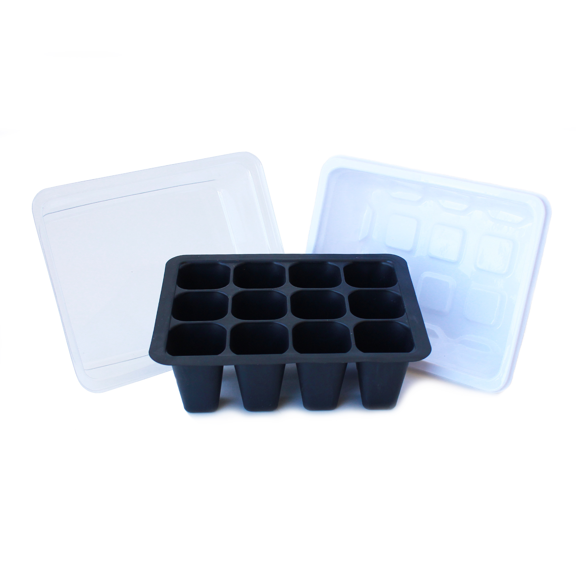 12 Cell Seed Starting Set - Tray, Insert &amp; Dome - Set of 5 - Gardening Starts