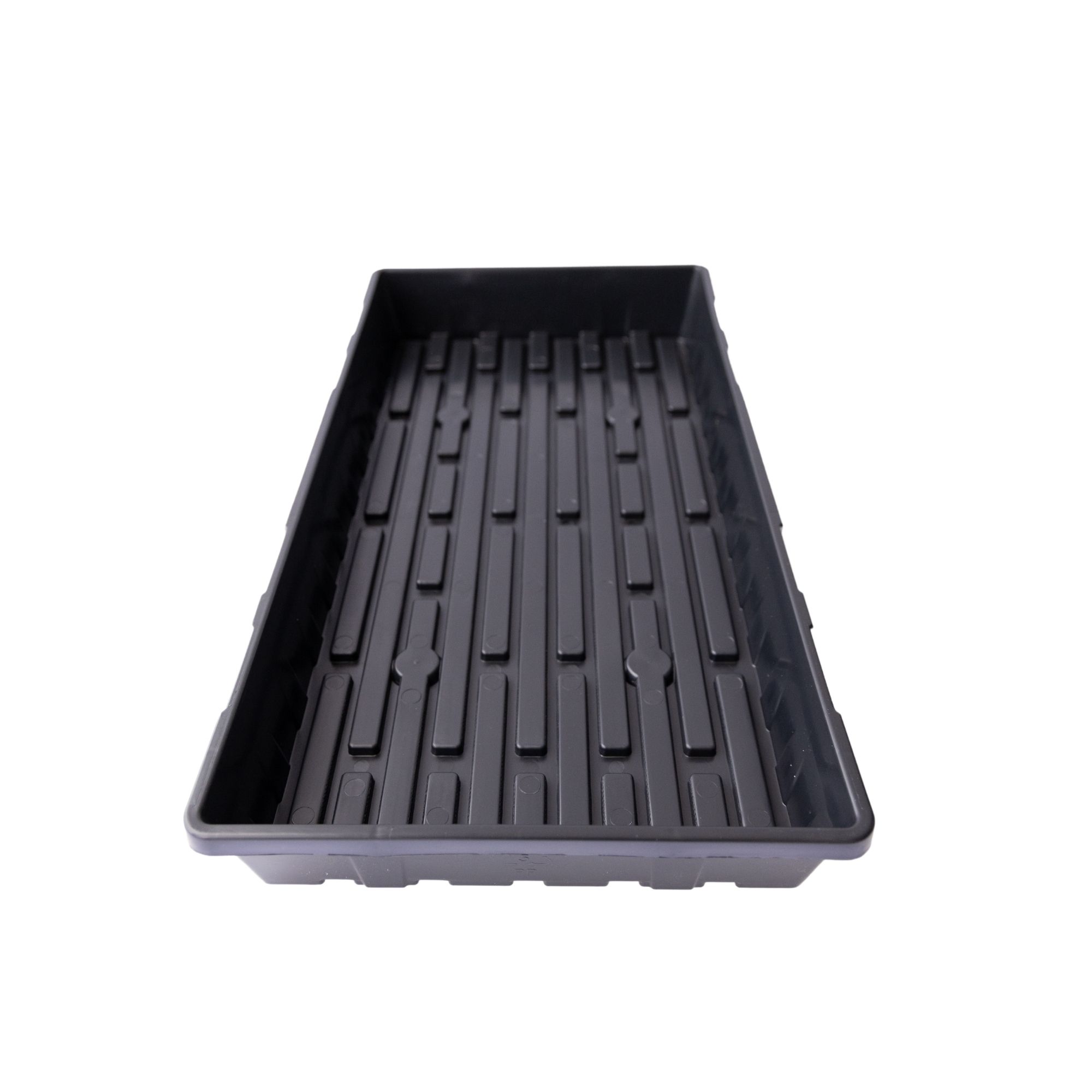 Bootstrap Farmer Trays - 1020 Standard Depth No Holes - Black - Microgreens Flats - 2 Pack - Heavy Duty, Reusable, Garden Nurser