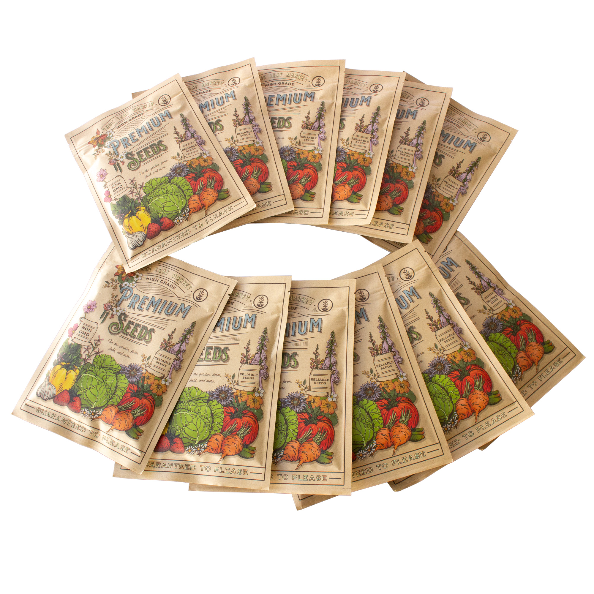 Seed Assortment: Basic Dozen Microgreens - Grow Micro Greens - Growing Micro Herbs &amp; Vegetables, Shoots, Baby Leaf Salad