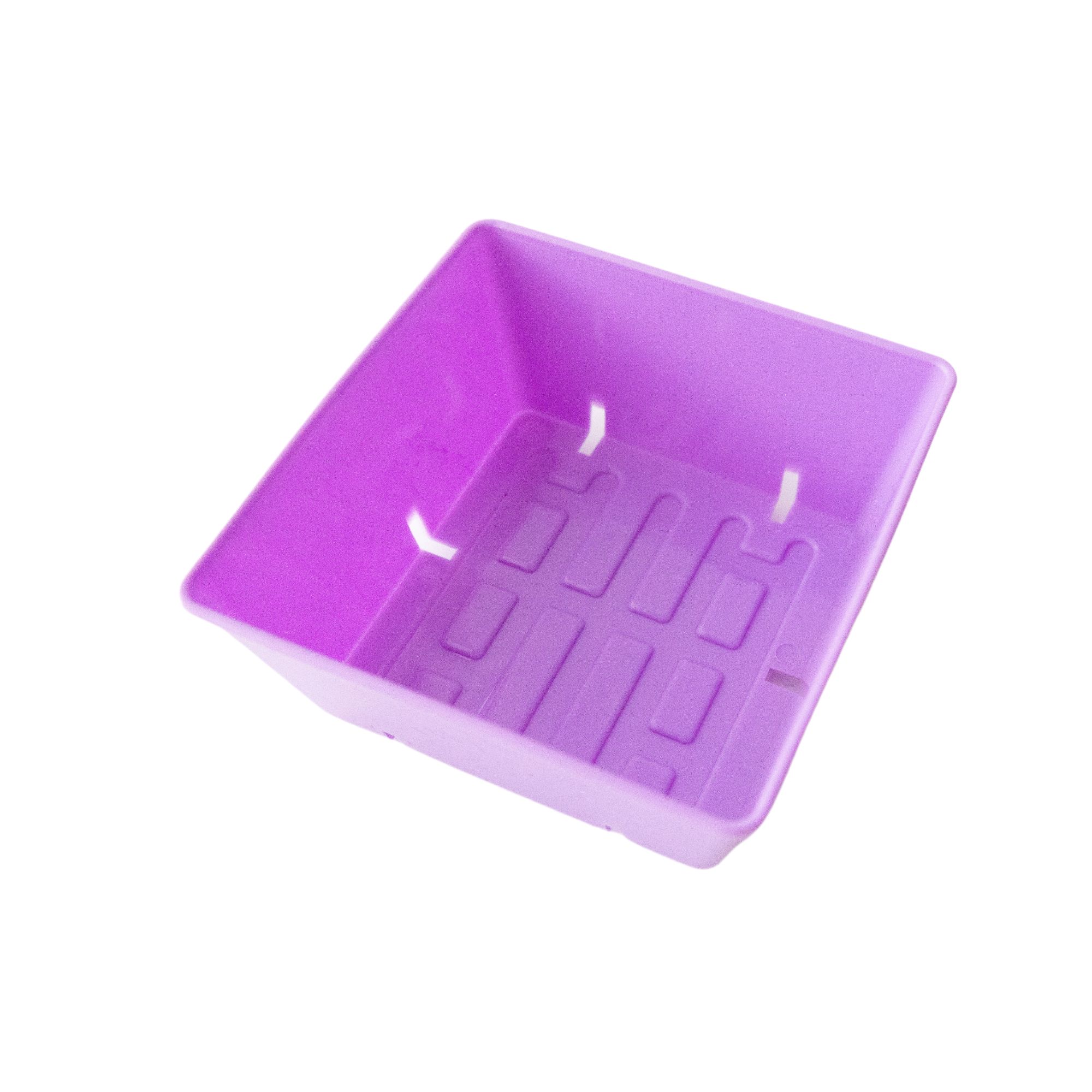 Heavy Duty 5 x 5 Microgreens Tray Inserts - Colorful Purple Tray Inserts for Micro Greens, Wheatgrass, &amp; More - 40 Pack