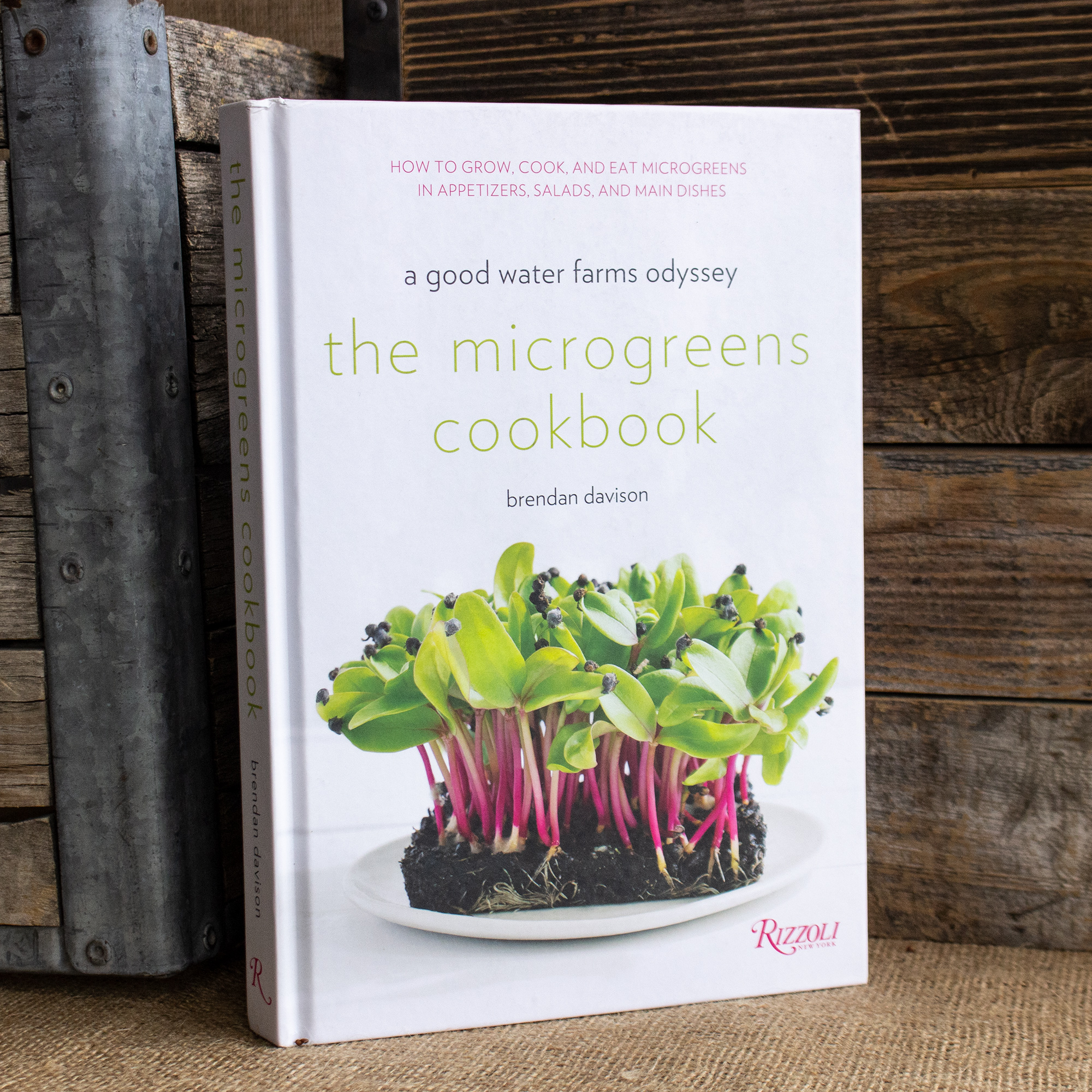 Book: The Microgreens Cookbook by Brendan Davison - Micro Greens Cook