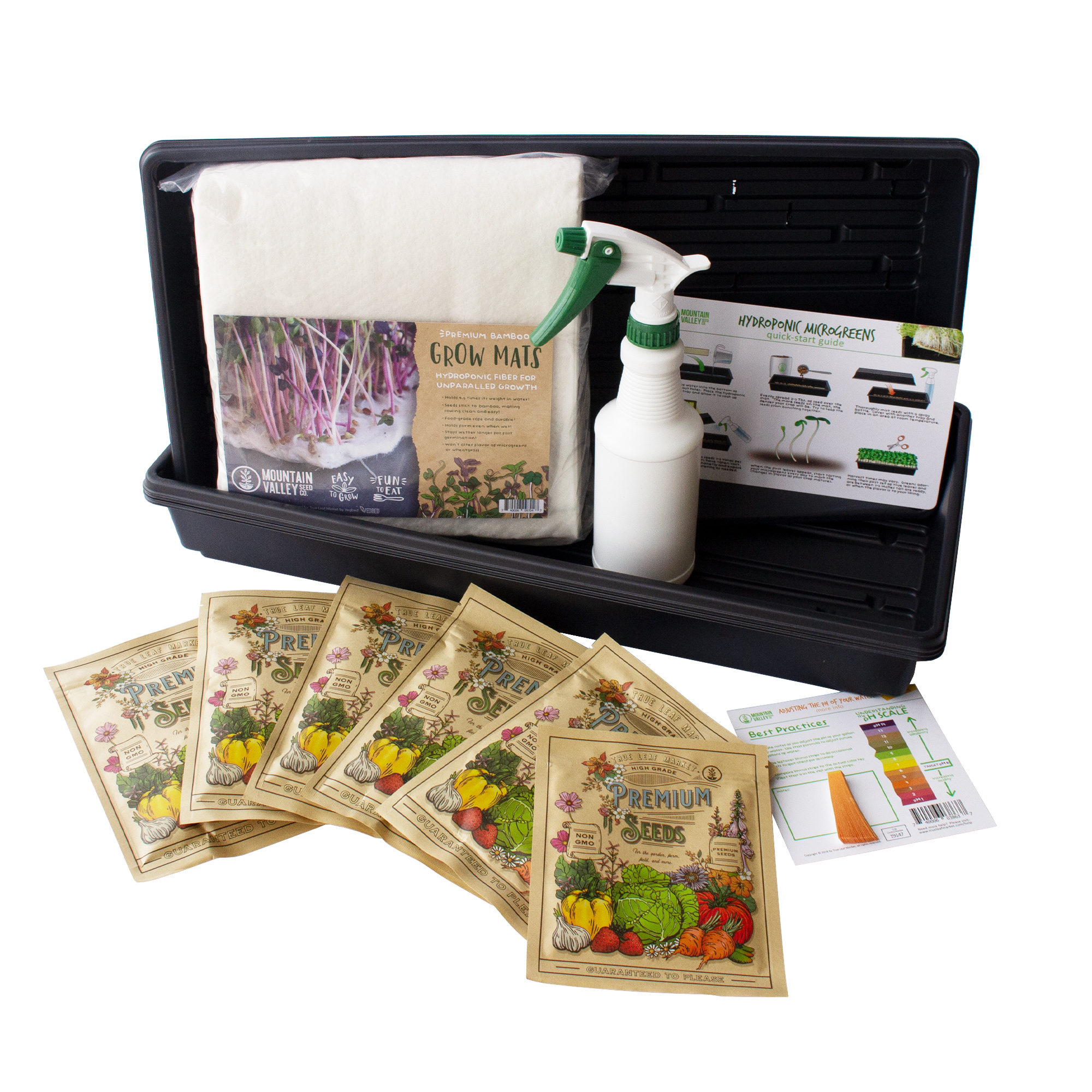 Hydroponic Growing Microgreens Starter Kit - Grow Micro Greens Salad